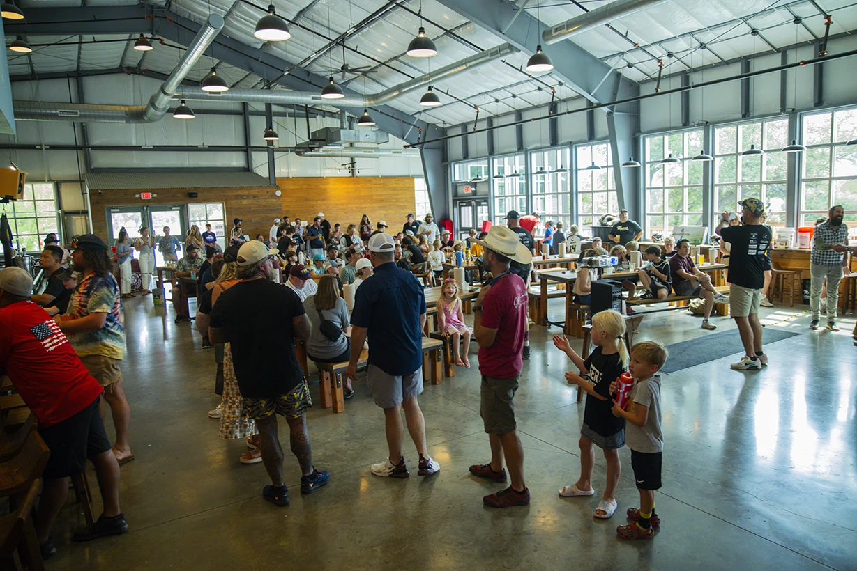 the big indoor room for events at beerburg events